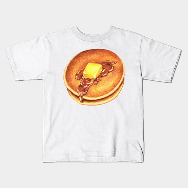 Vintage Pancake Kids T-Shirt by bandsnthings